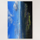 Hohenpeissenberg、ドイツのバイエルンを見渡す。 ジグソーパズル (縦)