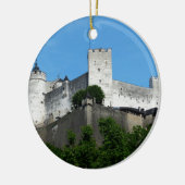 Hohensalzburgの要塞、オーストリア セラミックオーナメント (左)