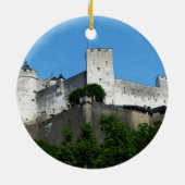 Hohensalzburgの要塞、オーストリア セラミックオーナメント (裏面)