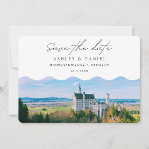 Hohenschwangau 結婚式場 Save the Date 招待状