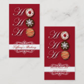 HOHOクリスマスクッキーDoutドーナツベーカリー 名刺 (正面/裏面)