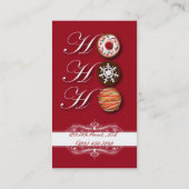 HOHOクリスマスクッキーDoutドーナツベーカリー 名刺 (裏面)