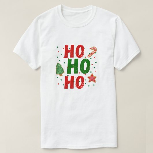 HoHoクリスマスTシャツ Tシャツ (デザイン正面)