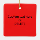 HoHo文字カスタム周期表要素HO セラミックオーナメント (裏面)