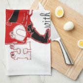 HOHOHOがクリスマスを迎え、感謝する|過去記事 キッチンタオル (四つ折り)