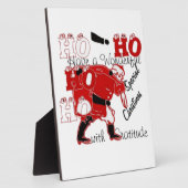 HOHOHOがクリスマスを迎え、感謝する|過去記事 フォトプラーク (側面)