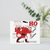 HOHOHOがクリスマスを迎え、感謝する|過去記事 ポストカード (スタンド正面)