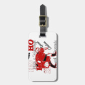 HOHOHOがクリスマスを迎え、感謝する|過去記事 ラゲッジタグ (正面縦)