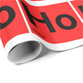 HoHoHoのクリスマスのギア ラッピングペーパー (ロールコーナー)