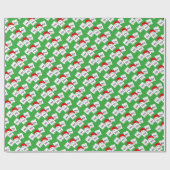 HoHoHoのホルミウム化学要素のクリスマスのしゃれ ラッピングペーパー (フラット)