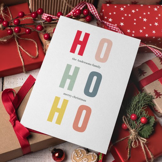 HOHOHOクリカラフルスマス |ハッピーホリデー