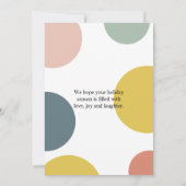 HOHOHOクリカラフルスマス |ハッピーホリデー (裏面)