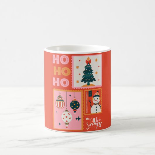 HoHoHO クリスマスマグカップ 2025 コーヒーマグカップ (中央)
