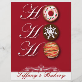 HOHOHO クリスマス クッキー ドーナツ ドーナッツ専門店 チラシ