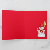 Hohoho Merry Christmas. Feestdagen Kaart カード (内部)