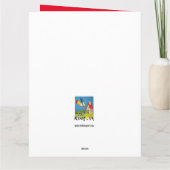 Hohoho Merry Christmas. Feestdagen Kaart カード (裏面)