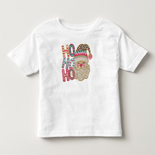 HOHOHO MERRY CHRISTMAS T-Shirt トドラーTシャツ (正面)