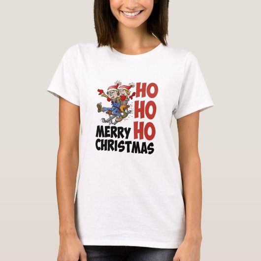 Hohoho Merry Christmas. T-shirt Tシャツ (正面)