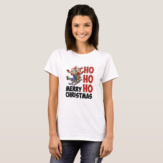 Hohoho Merry Christmas. T-shirt Tシャツ (正面フル)