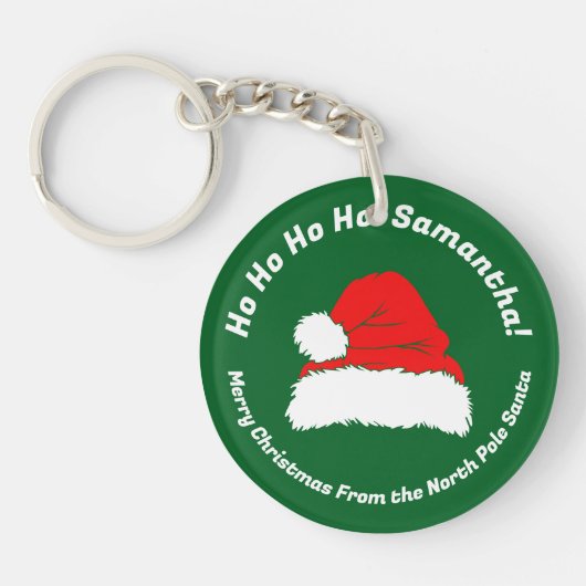 Hohoho Santa Merry Christmas 2025 キーホルダー (正面)