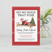 HoHoHold That Pose 面白いクリスマスピラティスブランチ 招待状 (スタンド正面)