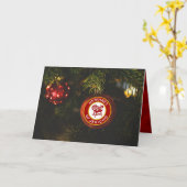 HOJのクリスマスカード カード (黄色い花)