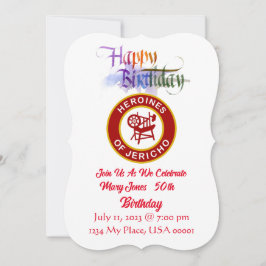 HOJの誕生日パーティー招待状 招待状