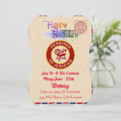 HOJの誕生日パーティー招待状 招待状 (スタンド正面)