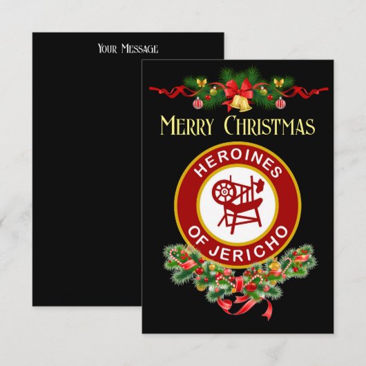 HOJクリスマスカード 案内状 (正面/裏面)