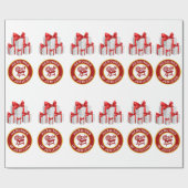 HOJクリスマス ラッピングペーパー (フラット)