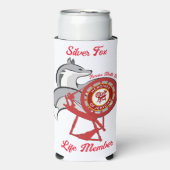 HOJシルバーキツネライフメンバ スリム缶クーラー (Seltzer正面)