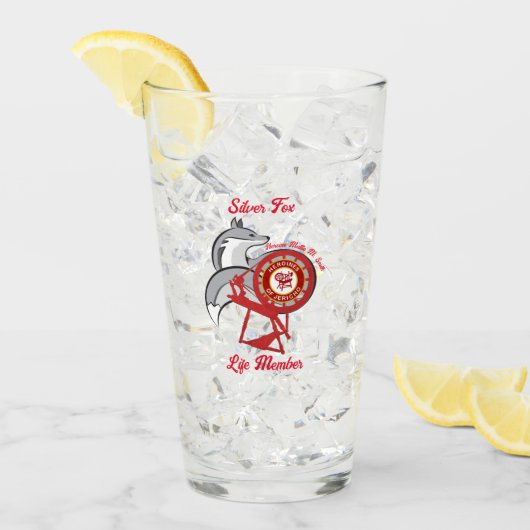 HOJシルバーキツネライフメンバ タンブラーグラス (アイス正面)