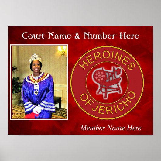 HOJパーソナライズ写真 ポスター (正面)