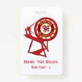 HOJ写真 バッジ (正面)