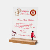 HOJ感謝賞アクリル看板 アクリルサイン (傾斜)