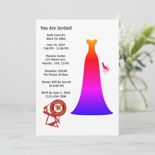 HOJ招待状 招待状 (スタンド正面)