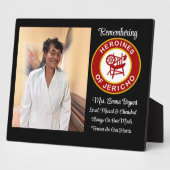 HOJ 愛され、思い出され、慈しまれた 記念プレート フォトプラーク (側面)