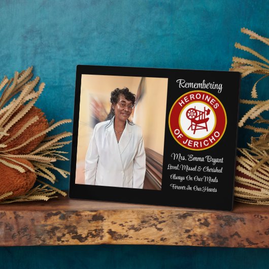 HOJ 愛され、思い出され、慈しまれた 記念プレート フォトプラーク (側面)