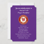 HOJ 祈り Breakfast 招待状 (正面)