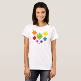 Hoja colores arcoiris vectorial de planta. Plant. Tシャツ