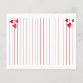 hoja de papel con renglones rojos y corazones (裏面)