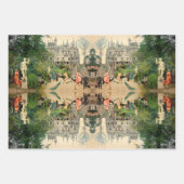 Hoja De Papel De Regalo Cabalgando avestruces en A ラッピングペーパーシート (正面3)