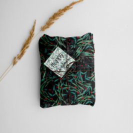 Hojas de acebo para envolver tus regalos ラッピングペーパー