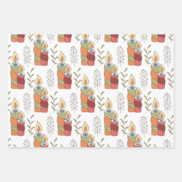 Hojas de papel navideño ラッピングペーパーシート