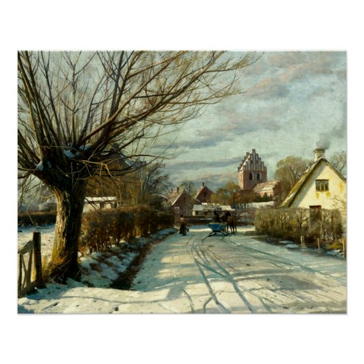 Hoje Taastrup、コペンハーゲン郊外 ポスター (正面)