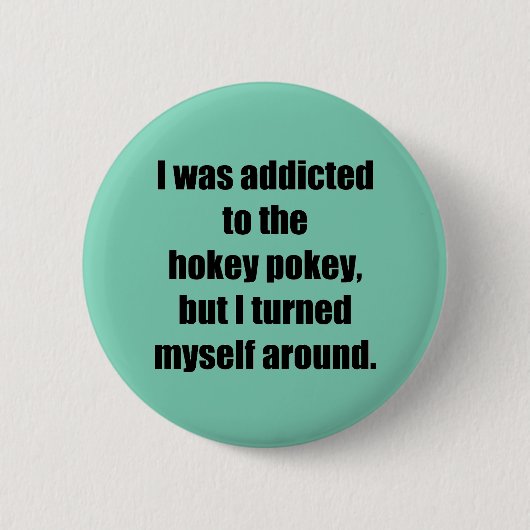 Hokeyの牢獄に熱中される 缶バッジ (正面)