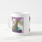 Hokeyの牢獄のオランウータン コーヒーマグカップ (正面左)