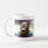 Hokeyの牢獄のオランウータン コーヒーマグカップ (左)