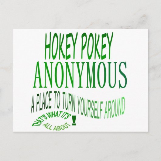 Hokey Pokey Anonymous ポストカード (正面)
