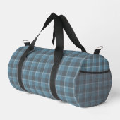 Hoki Blue and Shuttle Gray Plaid ダッフルバッグ (右コーナー)